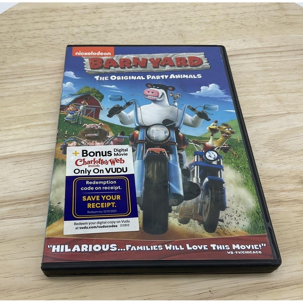 Barnyard DVD 2006 Nickelodeon Paramount Animated Movie Widescreen Region 1 NTSC